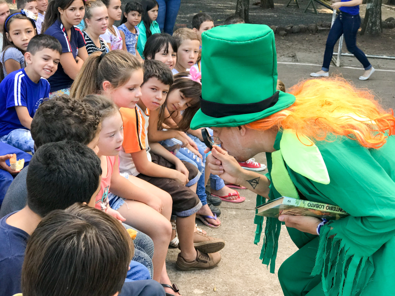 DADA A LARGADA: Projeto “Aventuras... e histórias de Monteiro Lobato” iniciou nesta quinta-feira